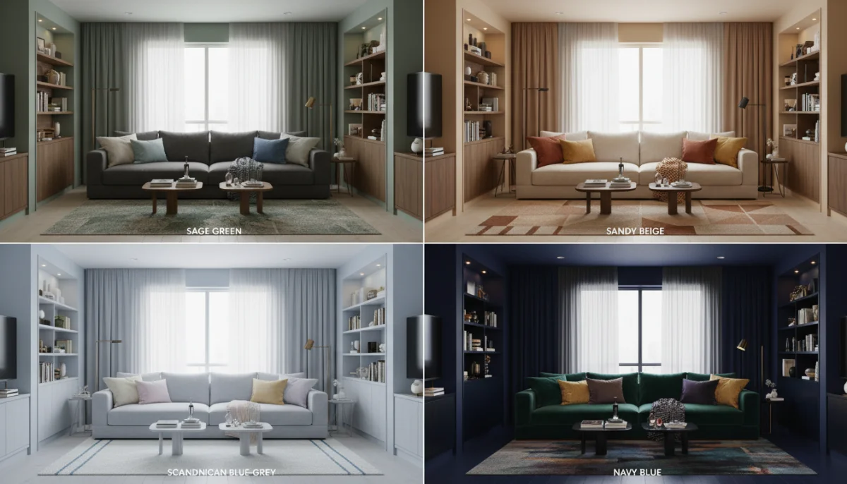 Preview Paint Colors - DecorAI AI Interior Design App feature