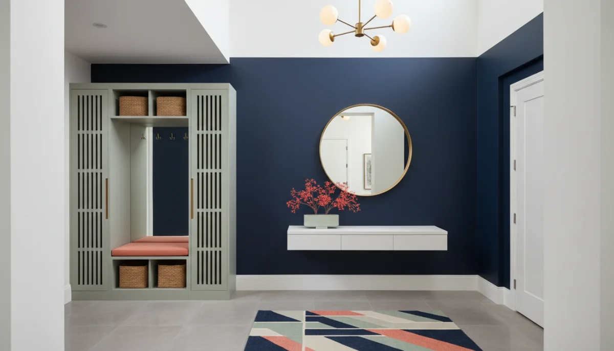 Entryway Organization interior design example