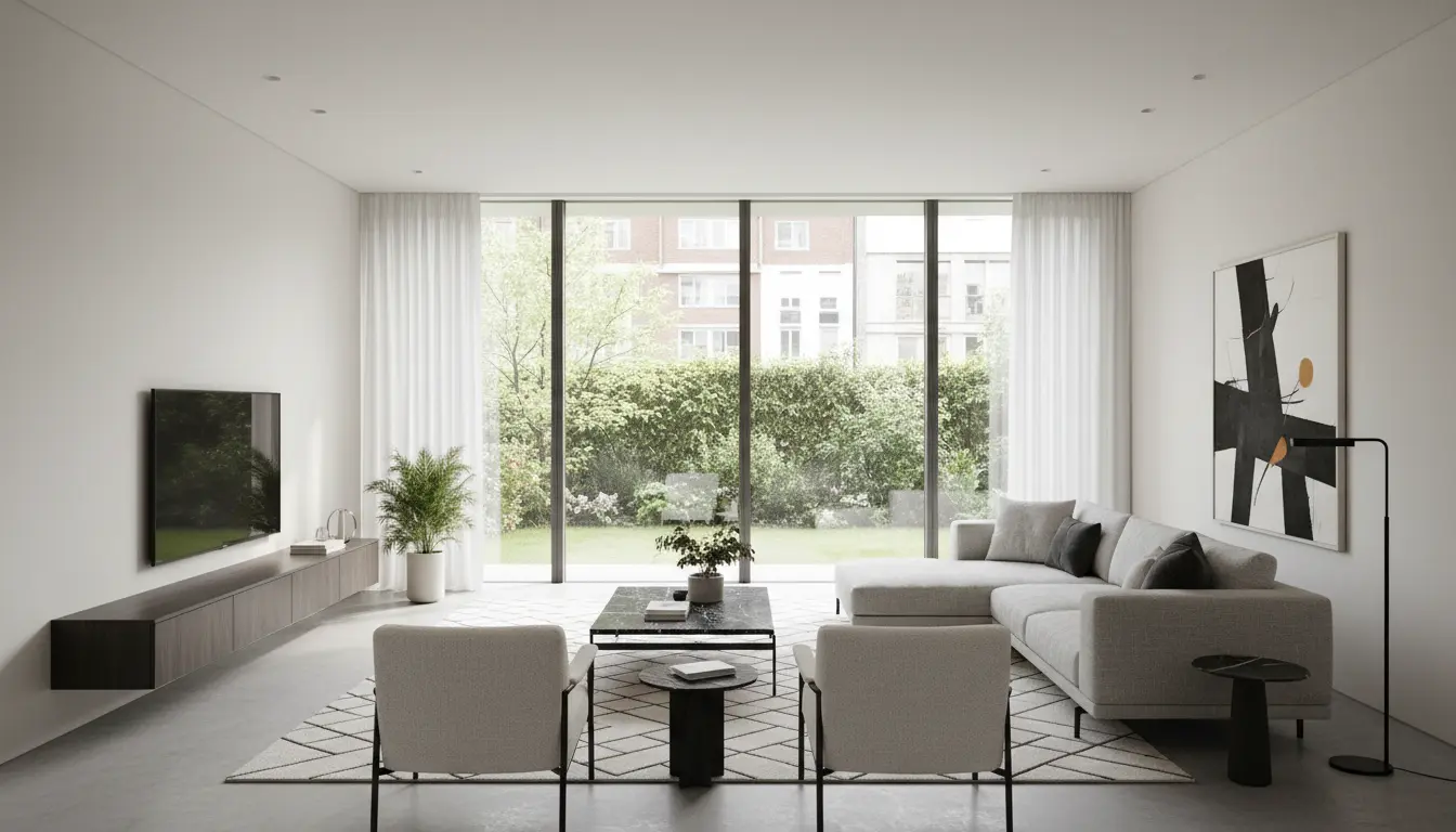 Modern style room design created with DecorAI AI Interior Design App